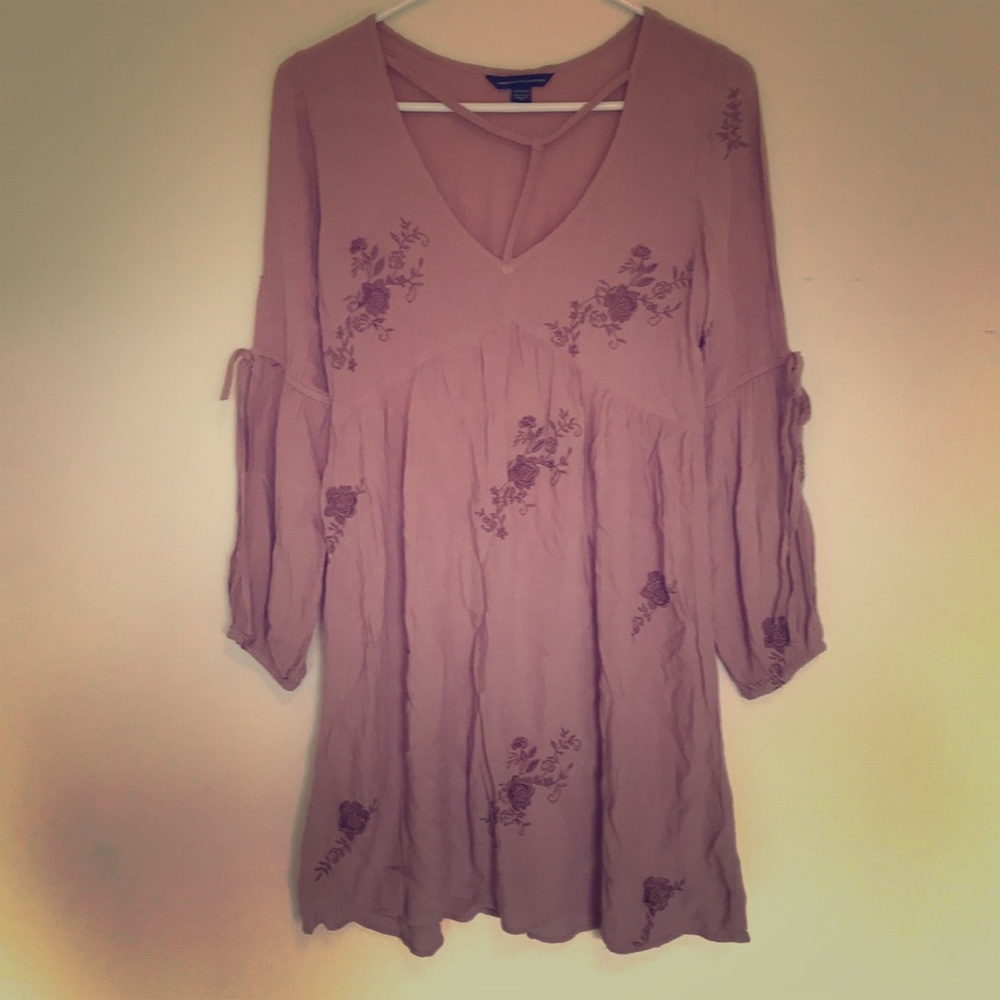 AE longs sleeve flowy dress